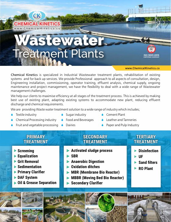 Wastewater Treatment by Chemical Kinetics cover