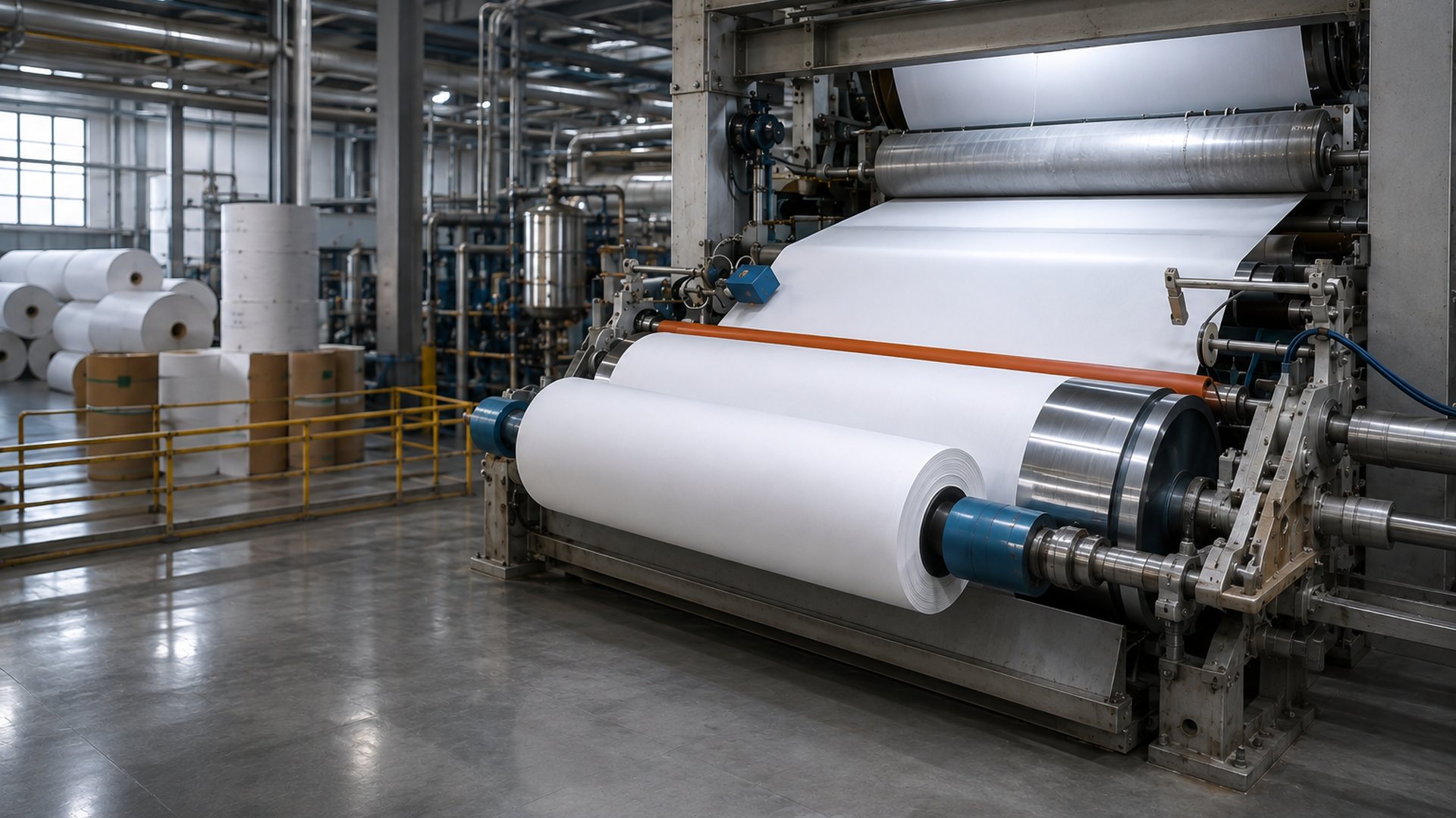 Pulp and paper mill process machinery
